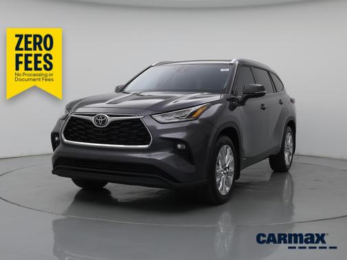 Gray 2025 Toyota Highlander Hybrid Limited