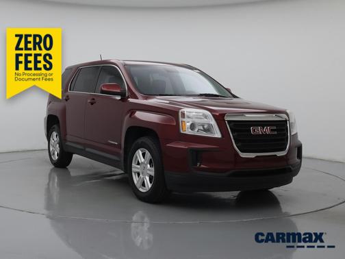 Burgundy 2016 GMC Terrain SLE