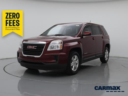 Burgundy 2016 GMC Terrain SLE