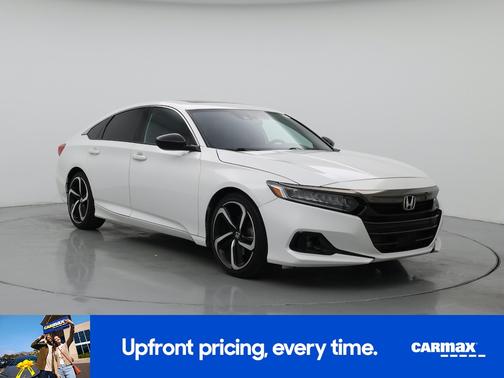 White 2021 Honda Accord Sport