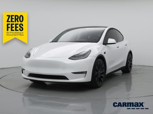 White 2022 Tesla Model Y Performance
