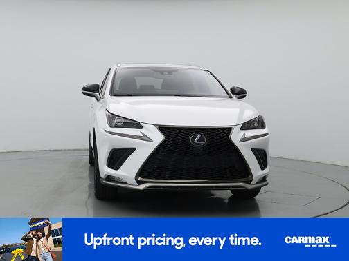 White 2021 Lexus NX 300h F-Sport Black Line
