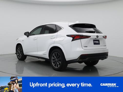 White 2021 Lexus NX 300h F-Sport Black Line