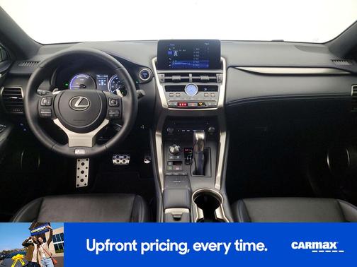 White 2021 Lexus NX 300h F-Sport Black Line