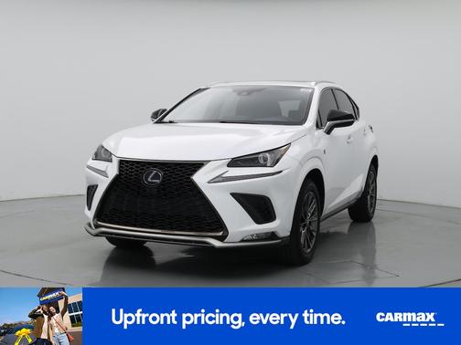 White 2021 Lexus NX 300h F-Sport Black Line