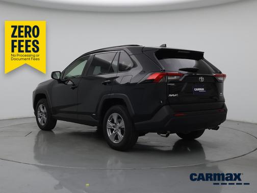 Black 2025 Toyota RAV4 Hybrid LE