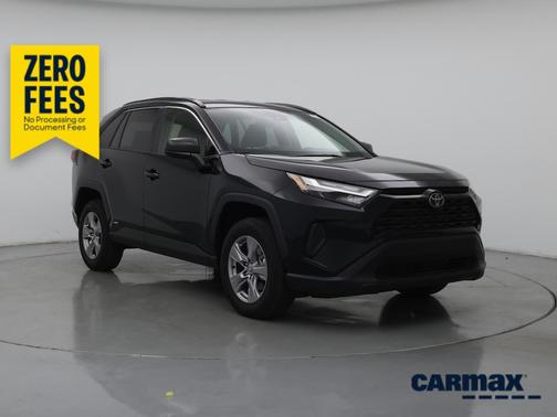 Black 2025 Toyota RAV4 Hybrid LE