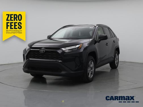 Black 2025 Toyota RAV4 Hybrid LE