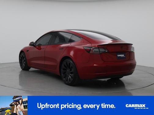 Red 2023 Tesla Model 3 Performance