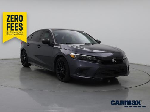 Gray 2022 Honda Civic Sport