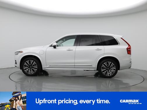 White 2021 Volvo XC90 Recharge Plug-In Hybrid T8 Inscription Expression