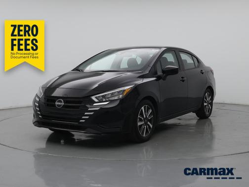 Black 2025 Nissan Versa SV