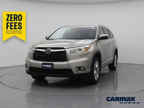 Gold 2015 Toyota Highlander Limited