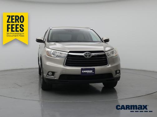 Gold 2015 Toyota Highlander Limited