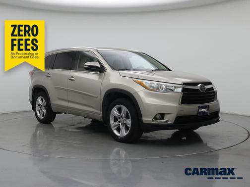 Gold 2015 Toyota Highlander Limited