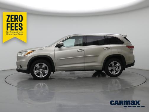 Gold 2015 Toyota Highlander Limited