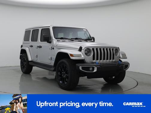 Silver 2022 Jeep Wrangler Unlimited 4xe Unlimited Sahara