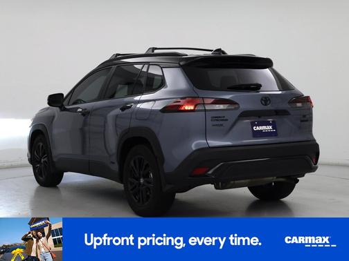 Blue 2024 Toyota Corolla Cross Hybrid Nightshade