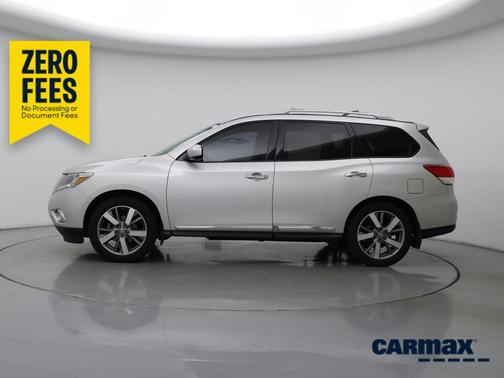 Silver 2014 Nissan Pathfinder Platinum