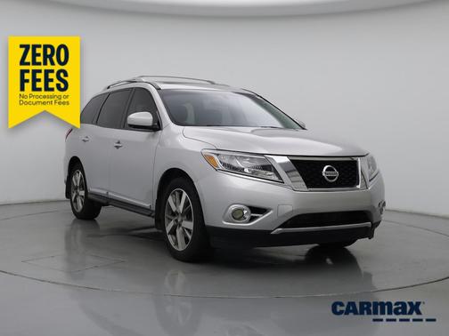 Silver 2014 Nissan Pathfinder Platinum