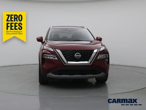 Red 2022 Nissan Rogue SV