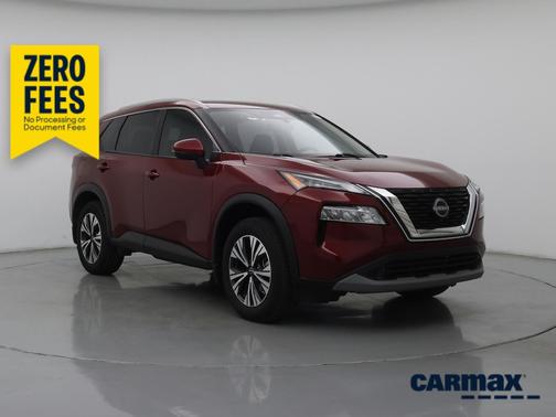 Red 2022 Nissan Rogue SV
