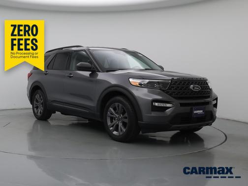 Gray 2021 Ford Explorer XLT