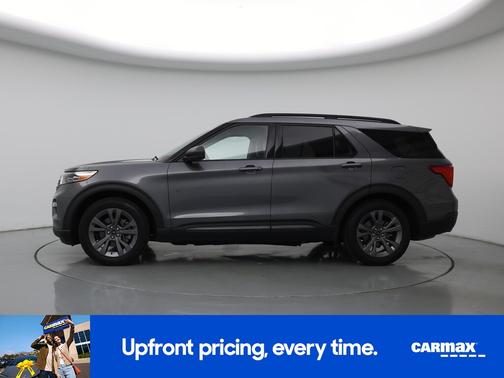Gray 2021 Ford Explorer XLT