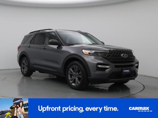 Gray 2021 Ford Explorer XLT