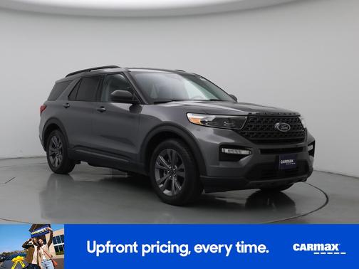 Gray 2021 Ford Explorer XLT