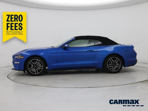 Blue 2020 Ford Mustang Ecoboost Premium