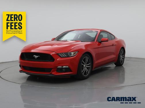 Red 2016 Ford Mustang Ecoboost Premium