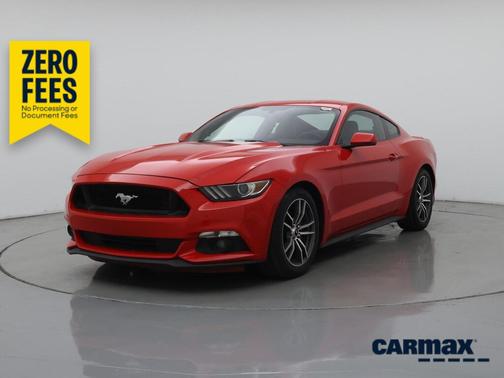 Red 2016 Ford Mustang Ecoboost Premium