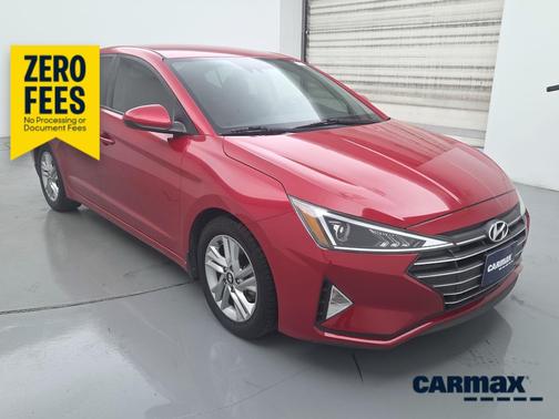 Red 2020 Hyundai ELANTRA SEL