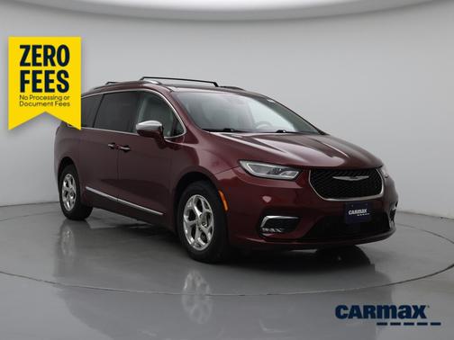 Red 2021 Chrysler Pacifica Limited