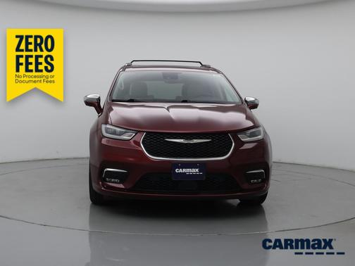 Red 2021 Chrysler Pacifica Limited