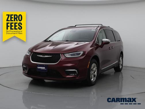 Red 2021 Chrysler Pacifica Limited