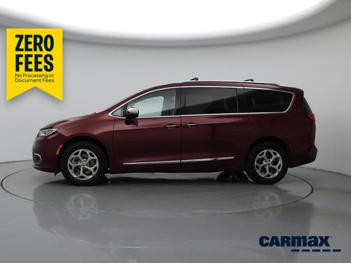 Red 2021 Chrysler Pacifica Limited
