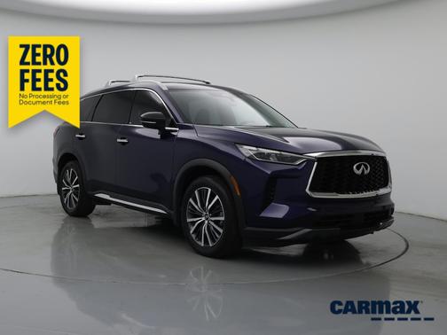 Blue 2023 INFINITI QX60 Sensory