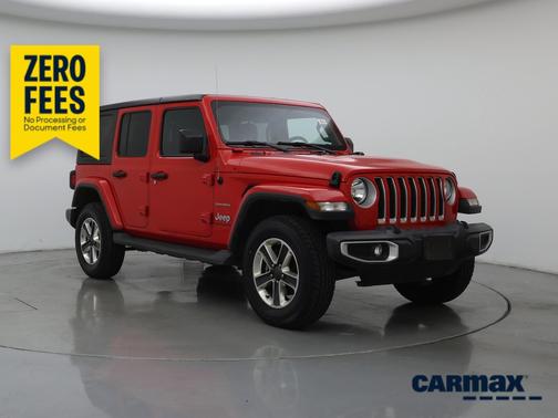 Red 2023 Jeep Wrangler Unlimited Sahara