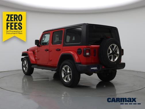 Red 2023 Jeep Wrangler Unlimited Sahara