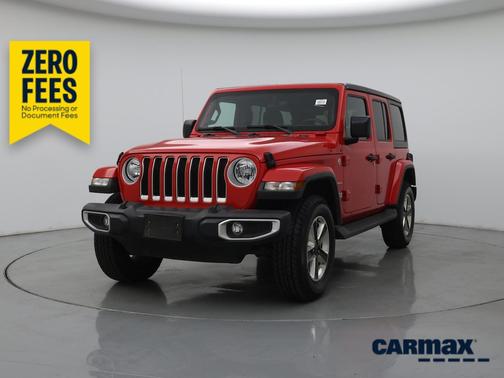 Red 2023 Jeep Wrangler Unlimited Sahara