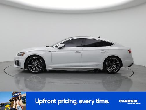 White 2023 Audi A5 Sportback S-Line Premium Plus