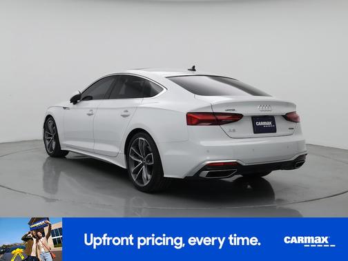 White 2023 Audi A5 Sportback S-Line Premium Plus