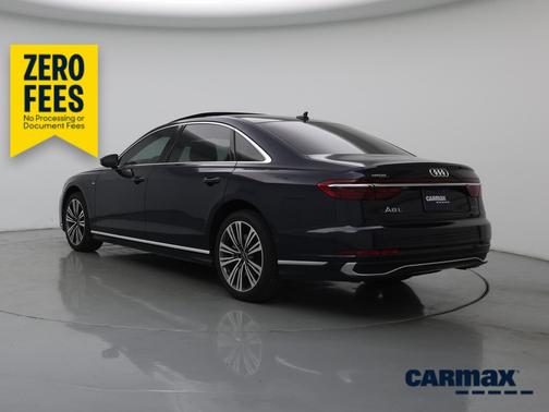 Blue 2022 Audi A8 L