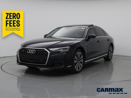Blue 2022 Audi A8 L