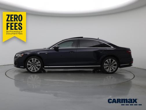 Blue 2022 Audi A8 L