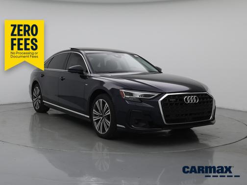 Blue 2022 Audi A8 L