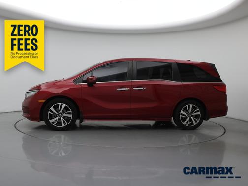 Red 2022 Honda Odyssey Touring