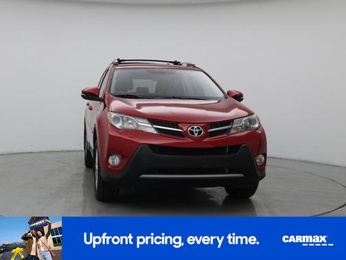 Red 2015 Toyota RAV4 Limited